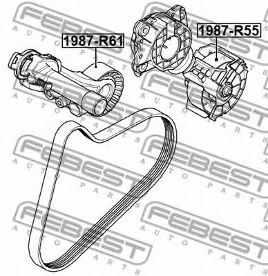 Купить Febest 1987-R55 по низкой цене в Украине!