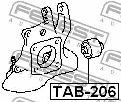 Сайлентблок заднего нижнего рычага Febest TAB-206