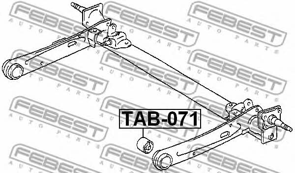 Купити Febest TAB071 – суперціна на EXIST.UA!
