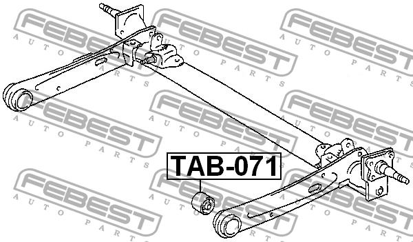 Купить Febest TAB071 – отличная цена на EXIST.UA!