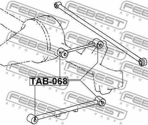 Купить Febest TAB-068 по низкой цене в Украине!