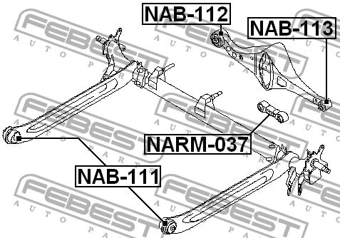 Купить Febest NAB-111 по низкой цене в Украине!