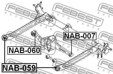 Febest Сайлентблок задней балки – цена 495 UAH