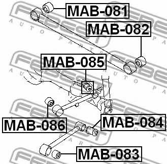 Купить Febest MAB-085 по низкой цене в Украине!