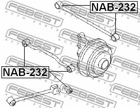 Купити Febest NAB232 – суперціна на EXIST.UA!