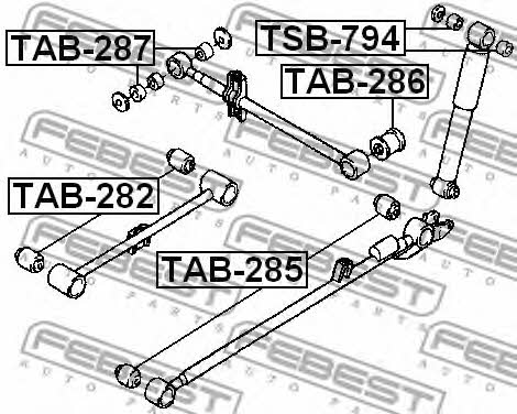 Купить Febest TAB-282 по низкой цене в Украине!