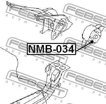 Подушка двигуна Febest NMB-034