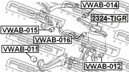 Купити Febest VWAB015 – суперціна на EXIST.UA!