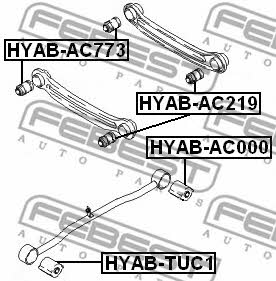Купить Febest HYAB-AC773 по низкой цене в Украине!