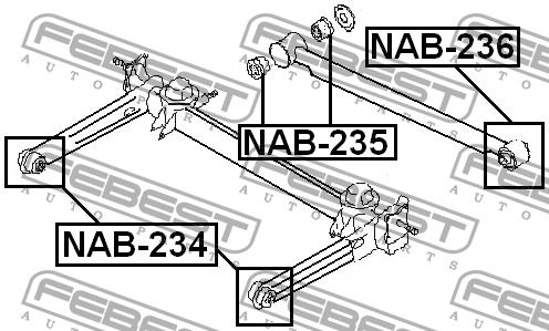 Купить Febest NAB236 – отличная цена на EXIST.UA!