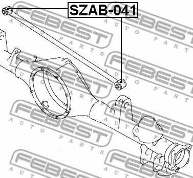 Febest Сайлентблок задней поперечной тяги – цена 525 UAH