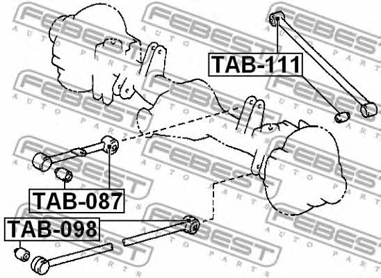 Купить Febest TAB-111 по низкой цене в Украине!