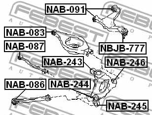Купить Febest NAB-086 по низкой цене в Украине!