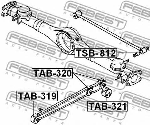 Купить Febest TAB-320 по низкой цене в Украине!