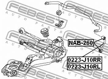 Купить Febest NAB260 – отличная цена на EXIST.UA!