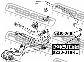 Купить Febest NAB-260 по низкой цене в Украине!