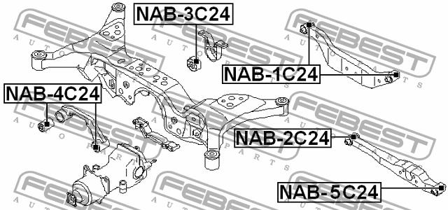 Купить Febest NAB5C24 – отличная цена на EXIST.UA!