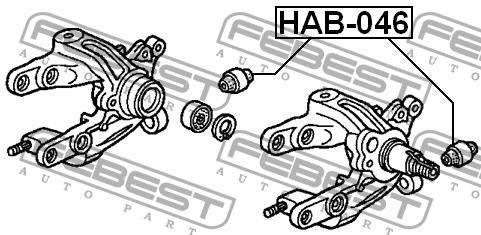 Купити Febest HAB-046 за низькою ціною в Україні!