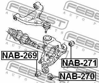 Купить Febest NAB-271 по низкой цене в Украине!