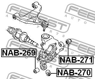 Купить Febest NAB271 – отличная цена на EXIST.UA!
