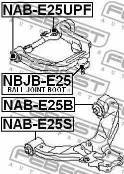 Купить Febest NAB-E25B по низкой цене в Украине!
