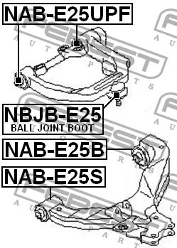 Купить Febest NABE25B – отличная цена на EXIST.UA!
