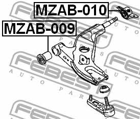 Купити Febest MZAB010 – суперціна на EXIST.UA!