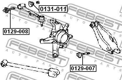 Febest Болт ексцентриковий – ціна 405 UAH