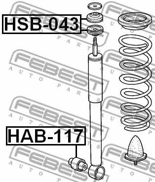 Купити Febest HSB043 – суперціна на EXIST.UA!