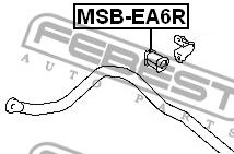 Купити Febest MSBEA6R – суперціна на EXIST.UA!