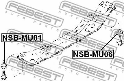 Купить Febest NSB-MU06 по низкой цене в Украине!