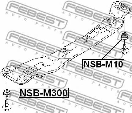 Купить Febest NSBM300 – отличная цена на EXIST.UA!