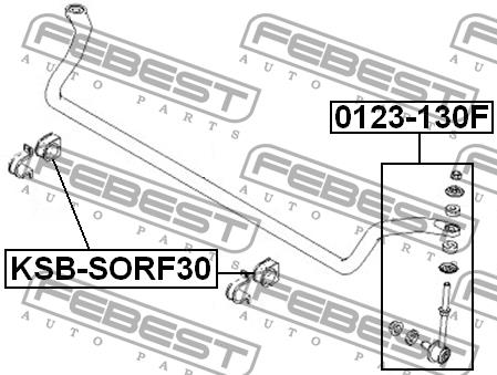 Купити Febest KSB-SORF30 за низькою ціною в Україні!