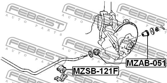 Купити Febest MZSB-121F за низькою ціною в Україні!