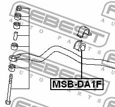 Купить Febest MSBDA1F – отличная цена на EXIST.UA!