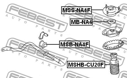 Купить Febest MSB-NA4F по низкой цене в Украине!