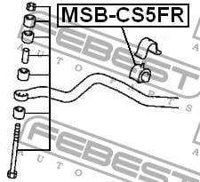 Купити Febest MSBCS5FR – суперціна на EXIST.UA!