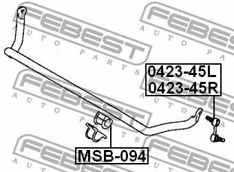Купити Febest MSB-094 за низькою ціною в Україні!