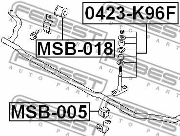 Купити Febest MSB018 – суперціна на EXIST.UA!