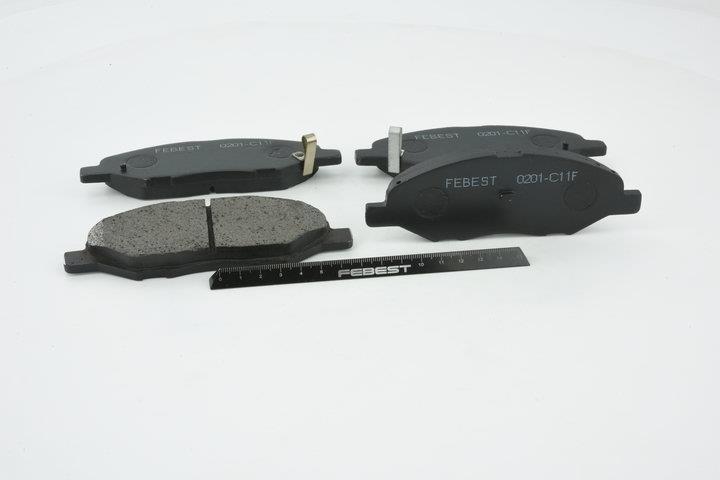 Тормозные колодки дисковые, комплект Febest 0201-C11F