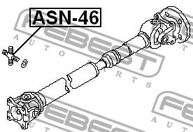 Крестовина вала карданного Febest ASN-46
