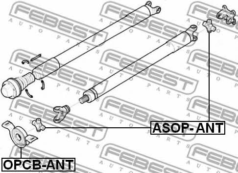 Купить Febest ASOP-ANT по низкой цене в Украине!