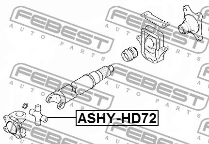 Крестовина вала карданного Febest ASHY-HD72