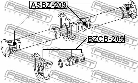 Купить Febest ASBZ-209 по низкой цене в Украине!
