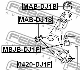 Купить Febest MAB-DJ1B по низкой цене в Украине!