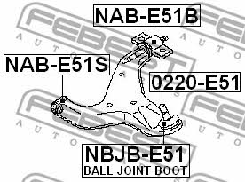 Купить Febest NABE51B – отличная цена на EXIST.UA!