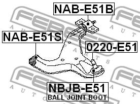 Купить Febest NAB-E51B по низкой цене в Украине!
