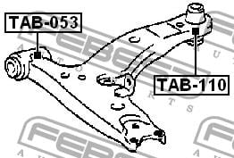 Купить Febest TAB-110 по низкой цене в Украине!