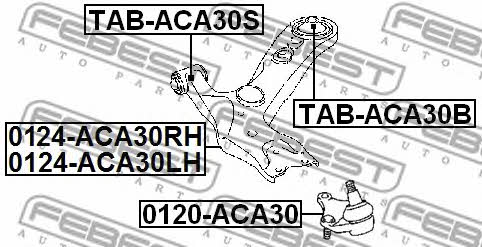 Купить Febest TAB-ACA30B по низкой цене в Украине!