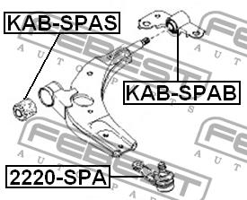 Купить Febest KABSPAB – отличная цена на EXIST.UA!